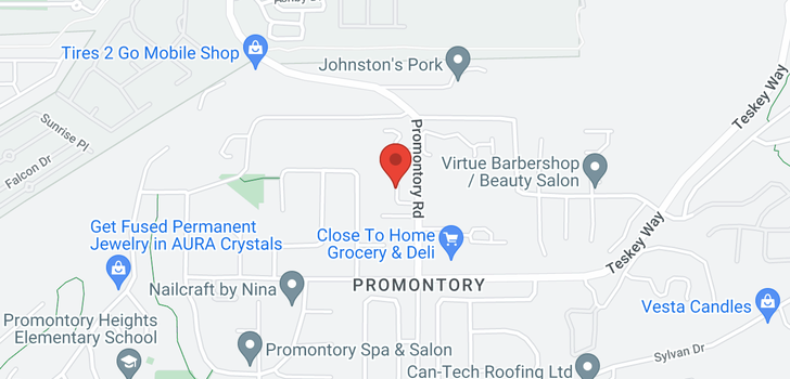map of 4 5697 PROMONTORY ROAD